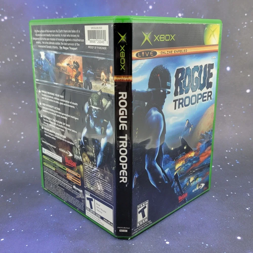 Rogue Trooper Microsoft Xbox 2006 CIB Complete Original Case Manual Eidos NTSC